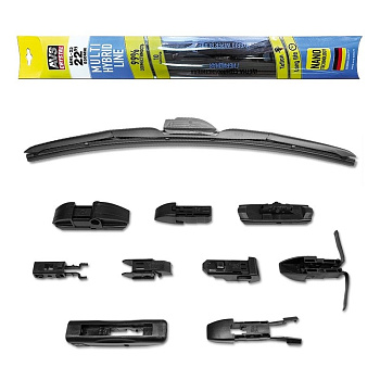 Щетка стеклоочистителя AVS гибридная Multi Hybrid Line (10 в 1) MHL-22 (55 см)