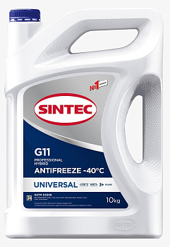 Антифриз SINTEC A-40 UNIVERSAL синий G11 10 л.