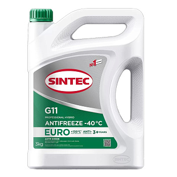 Антифриз SINTEC A-40 Euro зеленый G11 3кг