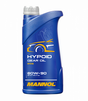 MANNOL HYPOID GETRIEBEOEL 80W90 GL-4/GL-5 минеральное 1 л. MN8106-1 пластик
