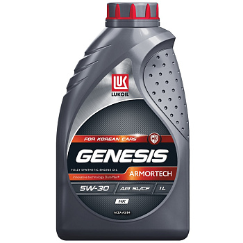 ЛУКОЙЛ GENESIS ARMORTECH HK 5W30 SL A3/B4 синтетическое 1 л.