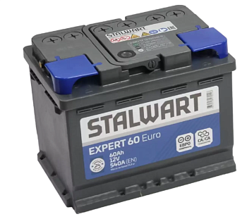Аккумулятор STALWART Expert 6СТ-60.0 