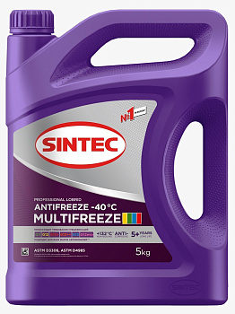 Антифриз SINTEC MULTI FREEZE фиолетовый 5 л.