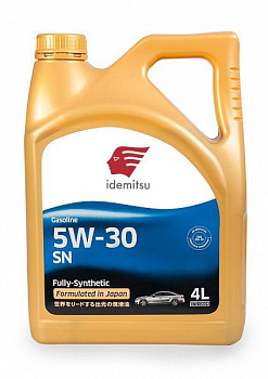 IDEMITSU 5W30 SN/GF-5 синтетическое 4 л. пластик