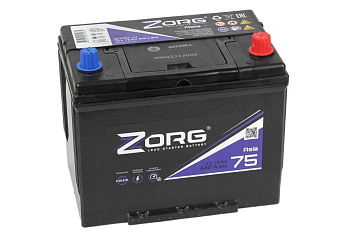 Аккумулятор ZORG 6СТ-75.0 (D26L) бортик
