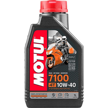 MOTUL 7100 4T 10W40 SN/SM/SL MA-2 синтетическое 1 л.