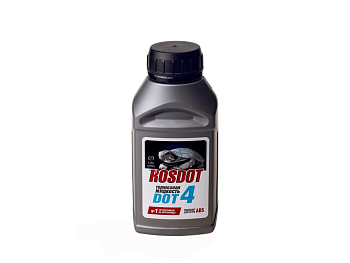 Тормозная жидкость ROSDOT DOT-4 0,250 л.