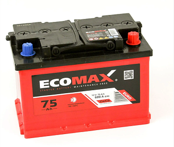 Аккумулятор EcoMax 6СТ-75.0 KZ