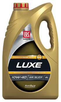 ЛУКОЙЛ ЛЮКС 10W40 SL/CF полусинтетическое 4 л.