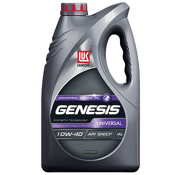 ЛУКОЙЛ GENESIS UNIVERSAL 10W40 SN A3/B4 полусинтетическое 4 л.