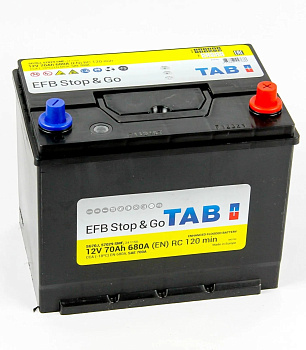 Аккумулятор TAB EFB 6СТ-70.0 (57029) бортик