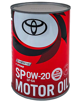 TOYOTA 0W20 SP синтетическое 1 л. железо