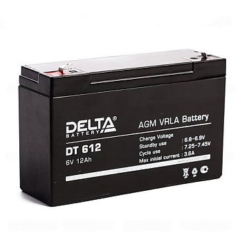 Аккумулятор DELTA DT - 6v / 12Ah (612)