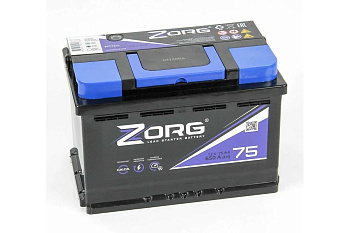 Аккумулятор ZORG 6СТ-75.0