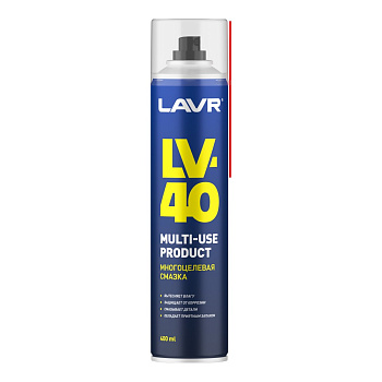 Многоцелевая смазка LAVR LV-40 400 мл. (аэрозоль)