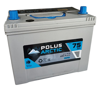 Аккумулятор POLUS ARCTIC 6СТ-75.1 (80D26R) бортик