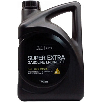 HYUNDAI SUPER EXTRA GASOLINE 5W30 SL GF-3 4 л. пластик Корея