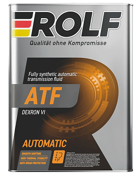ROLF ATF Dexron VI для АКПП 4 л. металл