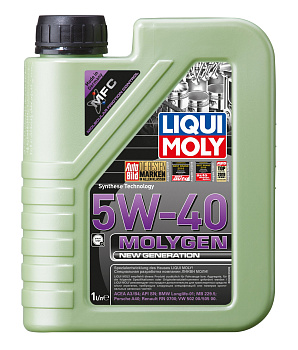 LIQUI MOLY Molygen New Generation 5W-40 SN. A3/B4 синтетическое 1л.