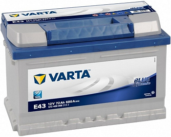 Аккумулятор VARTA Blue Dynamic 6СТ-72.0 (572 409 068) низкий