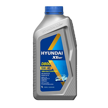HYUNDAI XTEER D800 DIESEL ULTRA 5W40 SN PLUS 1 л. пластик Корея