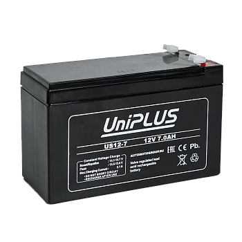 Аккумулятор UPS UniPLUS US-GENERAL PURPOSE US12-7.0, 7 Ач