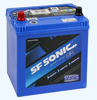 Аккумулятор SF SONIC EFB  6СТ-40.1 (42B20R) тонк.кл