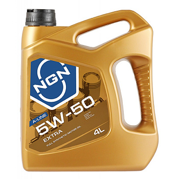 NGN EXTRA 5W50 синтетическое 4 л. пластик