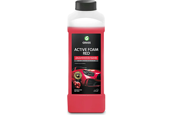 Автошампунь "GRASS" Красная суперпена "Active Foam RED" 1л. конц. (расход на 1 легковую машину 80- 1