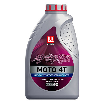 ЛУКОЙЛ MOTO 4T 10W40 SL 1 л.