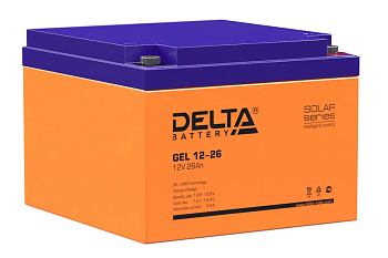 Аккумулятор DELTA GEL - 12v / 26 Ah (1226)