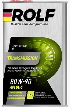 ROLF Transmission TM 80W90 GL-5 1 л. металл