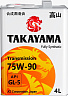 TAKAYAMA ТМ 75W90 GL-5 для МКПП 4 л. железо — фото 1