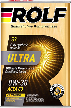 ROLF ULTRA 0W30 SP C3 4 л. железо