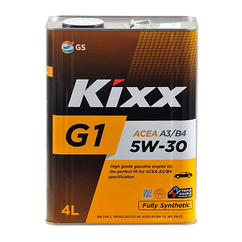KIXX G1 5W30 SN/CF 4 л. металл