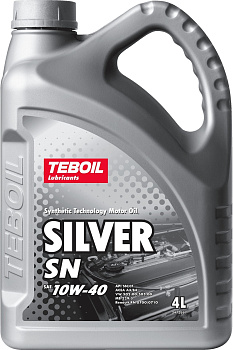 TEBOIL SILVER 10W40 SN полусинтетическое 4 л.