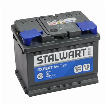 Аккумулятор STALWART Expert 6СТ-64.0 