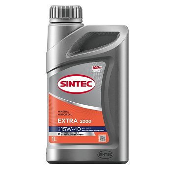 SINTEC EXTRA 2000 15W40 SJ/CF минеральное 1 л.