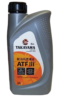 TAKAYAMA ATF lll для АКПП/ГУР 1 л. пластик