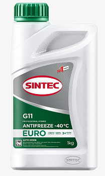 Антифриз SINTEC A-40 Euro зеленый G11 1 л.