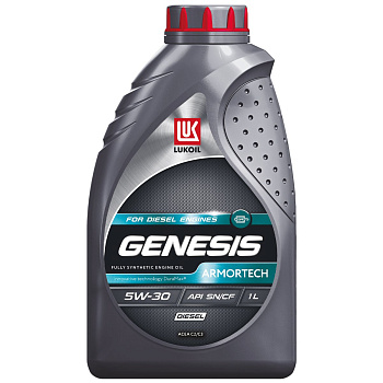 ЛУКОЙЛ GENESIS ARMORTECH DIESEL 5W30 SN C2/C3 синтетическое 1 л.