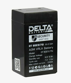 Аккумулятор DELTA DT - 6v / 2.3Ah (6023) 75мм