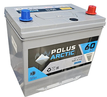 Аккумулятор POLUS ARCTIC 6СТ-60.0 (60D23L) бортик