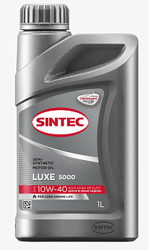SINTEC LUXE 5000 10W40 SL/CF полусинтетическое 1 л.