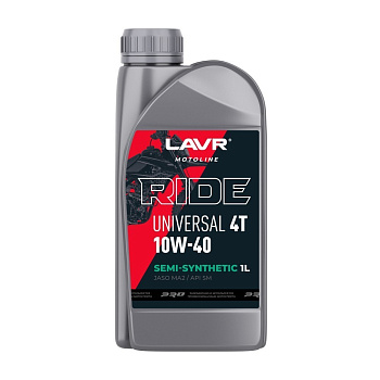 LAVR 10W-40 MOTO RIDE UNIVERSAL 4T SM 1л.