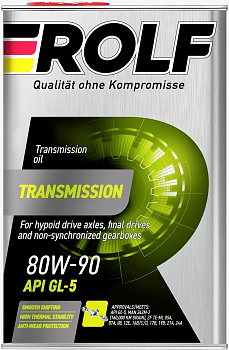 ROLF Transmission TM 80W90 GL-5 4 л. металл