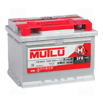 Аккумулятор Mutlu SFB M2 6СТ-60.0 низкий