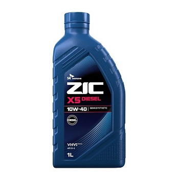 ZIC X5 DIESEL 10W40 SL/CI-4 полусинтетическое 1 л.