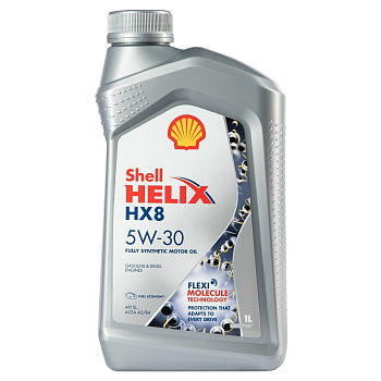 SHELL HELIX HX8 SYNTHETIC 5W30 SL/CF синтетическое 1 л.