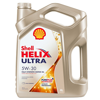SHELL HELIX ULTRA 5W30 SL/CF A3/B4 синтетическое 4 л.
